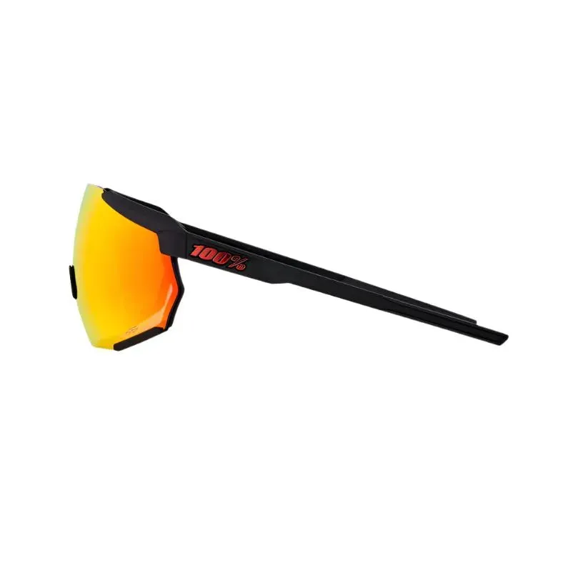 100% Racetrap 3.0 Sport Sunglasses (Red Multilayer/Soft Tact Black)