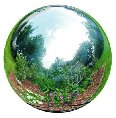 12 Inch Silver Stainless Steel Gazing Globe