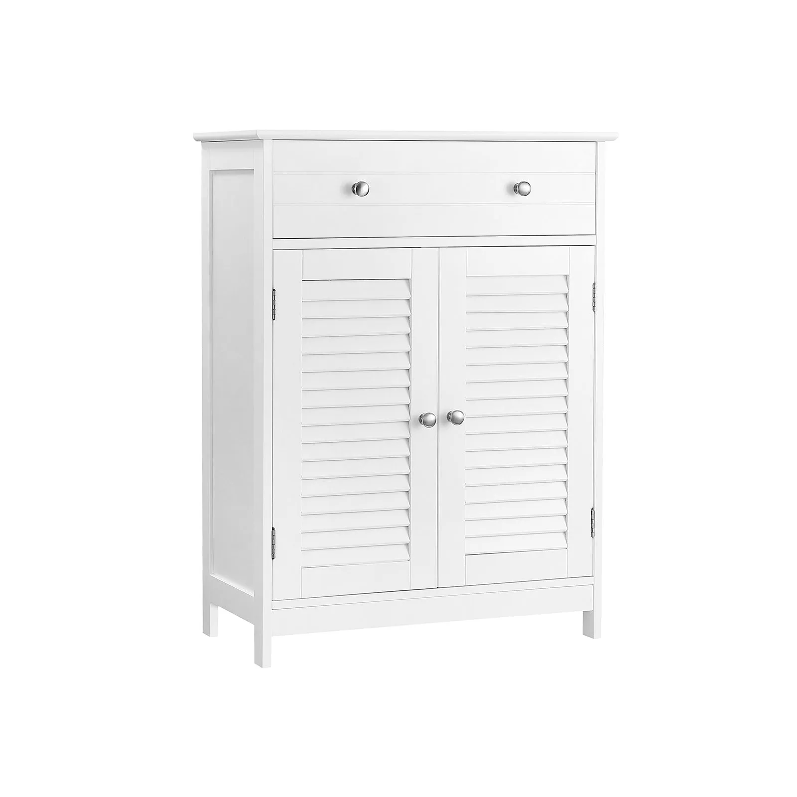 2 Louvered Doors Cabinet