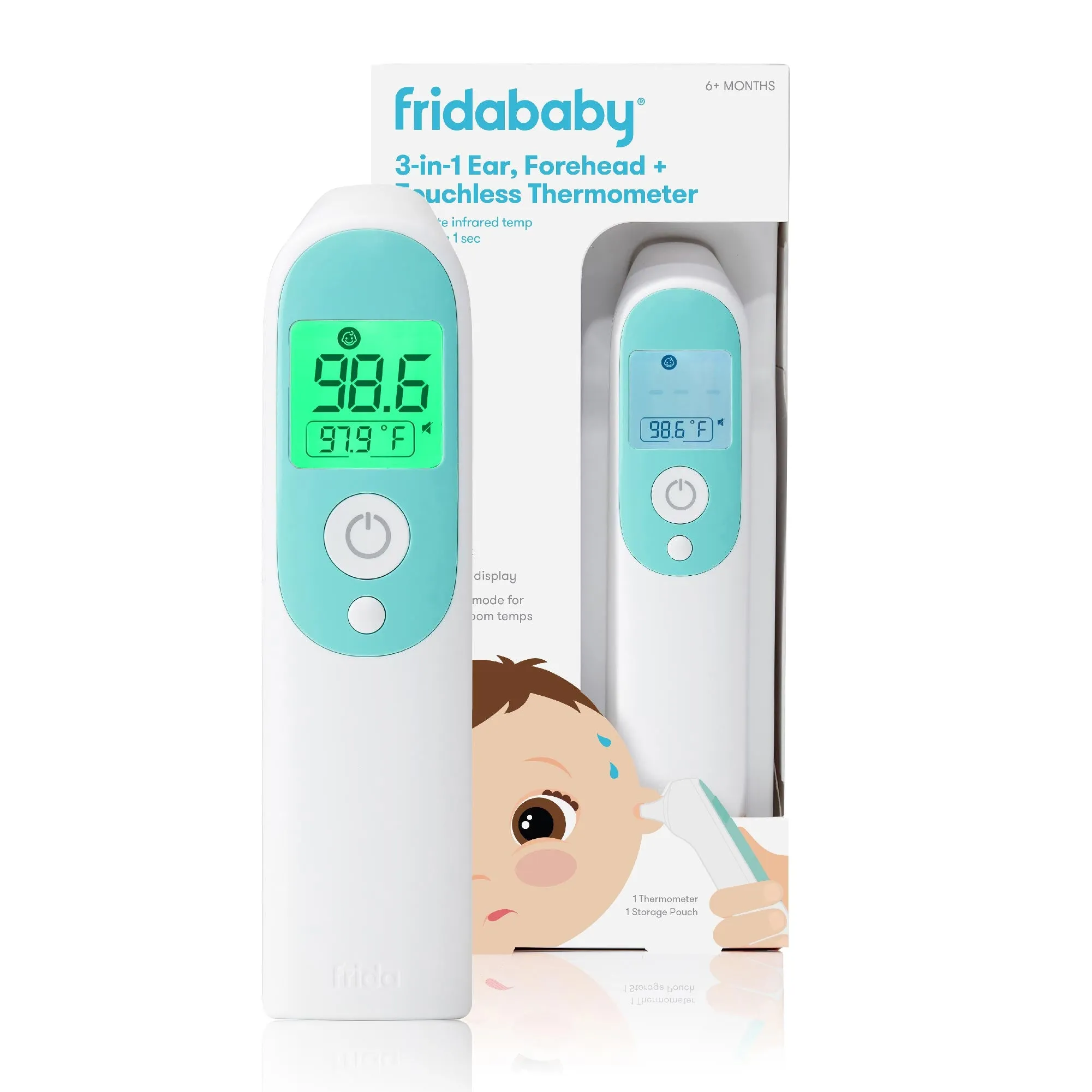 3-in-1 Ear, Forehead   Touchless Infrared Thermometer