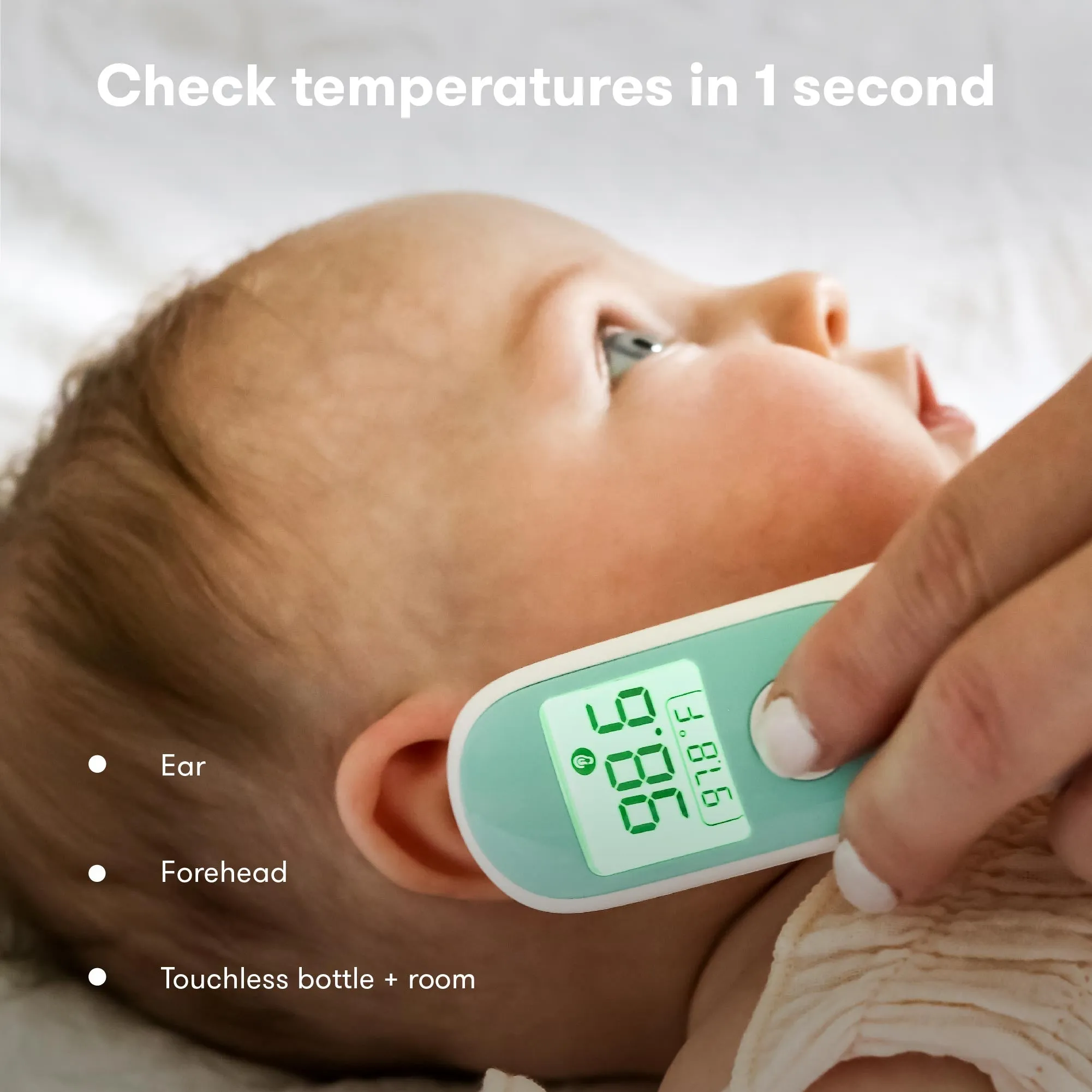 3-in-1 Ear, Forehead   Touchless Infrared Thermometer