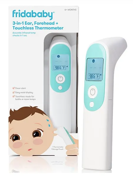 3-In-1 Forehead   Touchless Infrared Thermometer