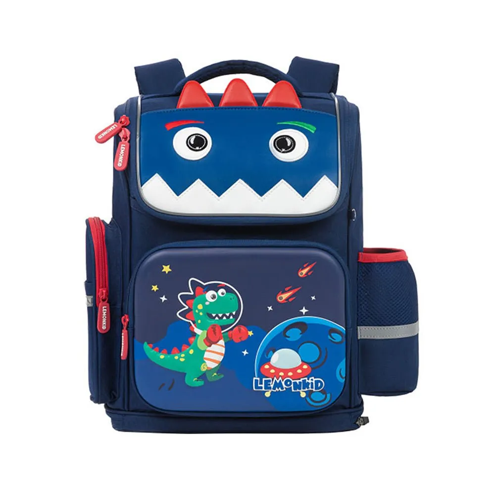 3d Tail Dino Space theme School Backpack for Kids