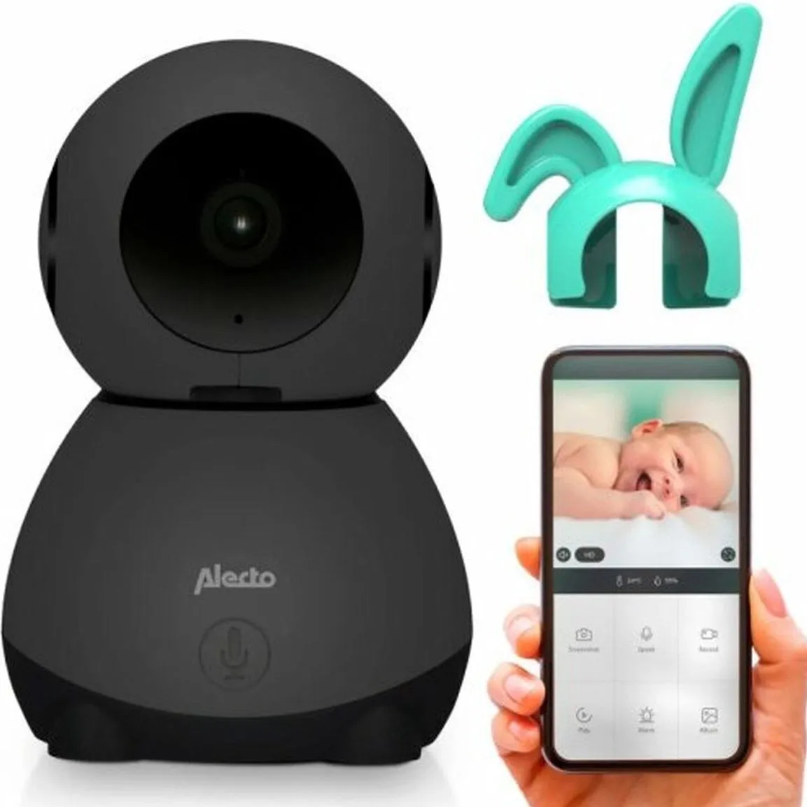 Alecto Wifi Camera Baby Monitor Babyfoon | Black