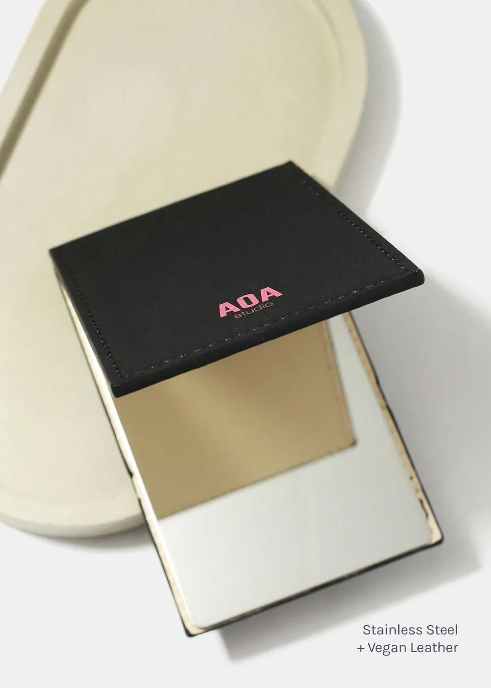 AOA A  Shatterproof Folding Travel Mirror