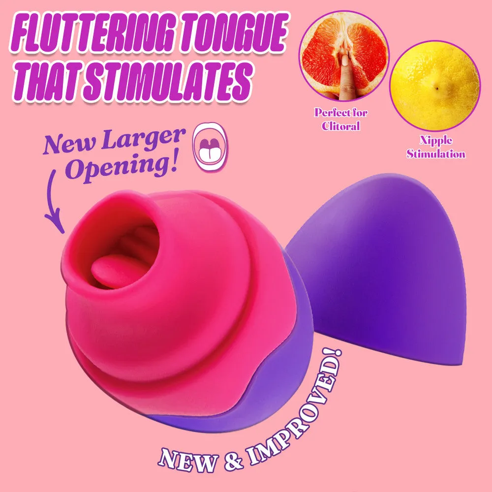 Aria By Blush® | Flutter Tongue 7-Function Flicking Tongue Clitoris Stimulator - Made From Satin Smooth Platinum-Cured Silicone