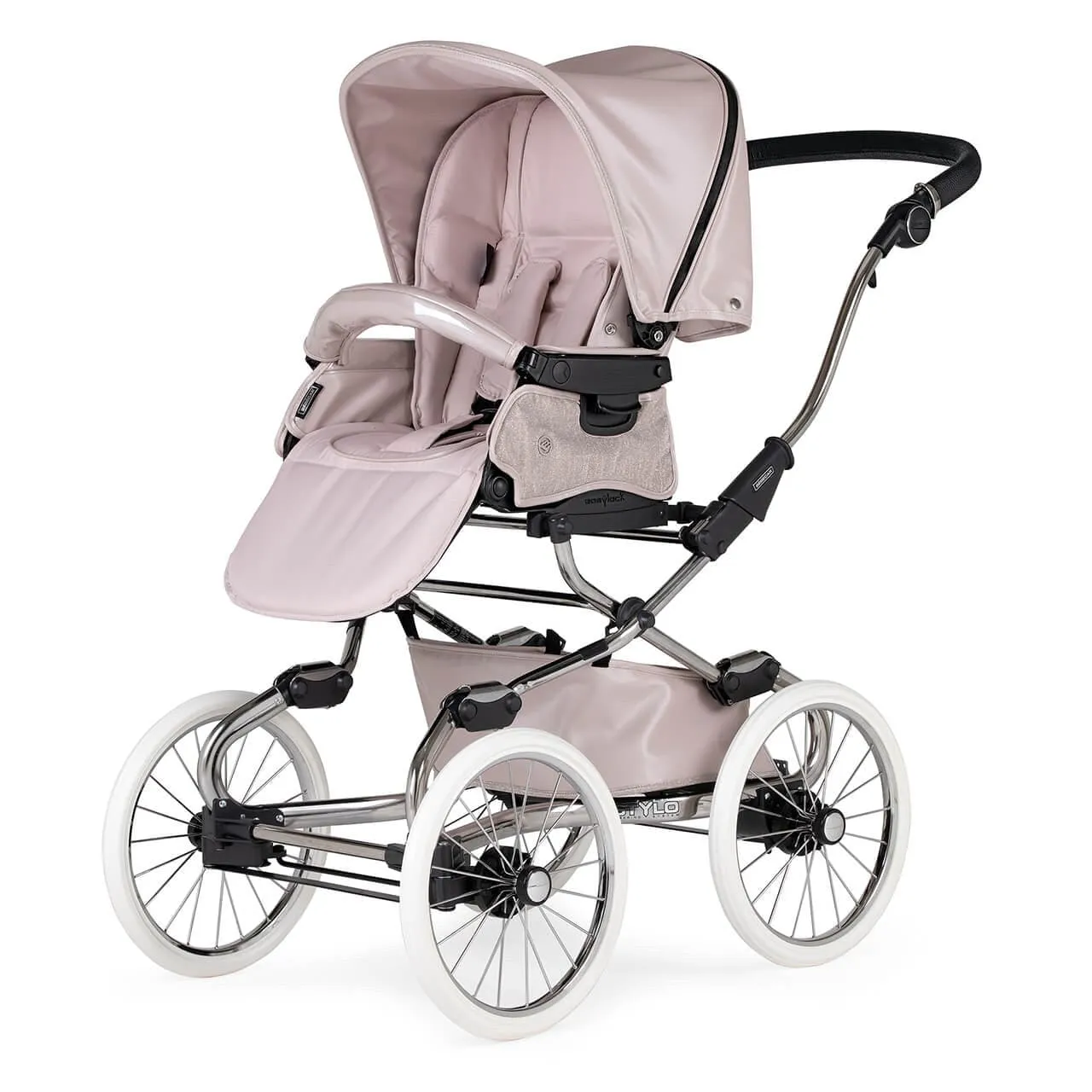 Bebecar Stylo Class  Combination Pram, Raincover and LA3 Kit - Rose