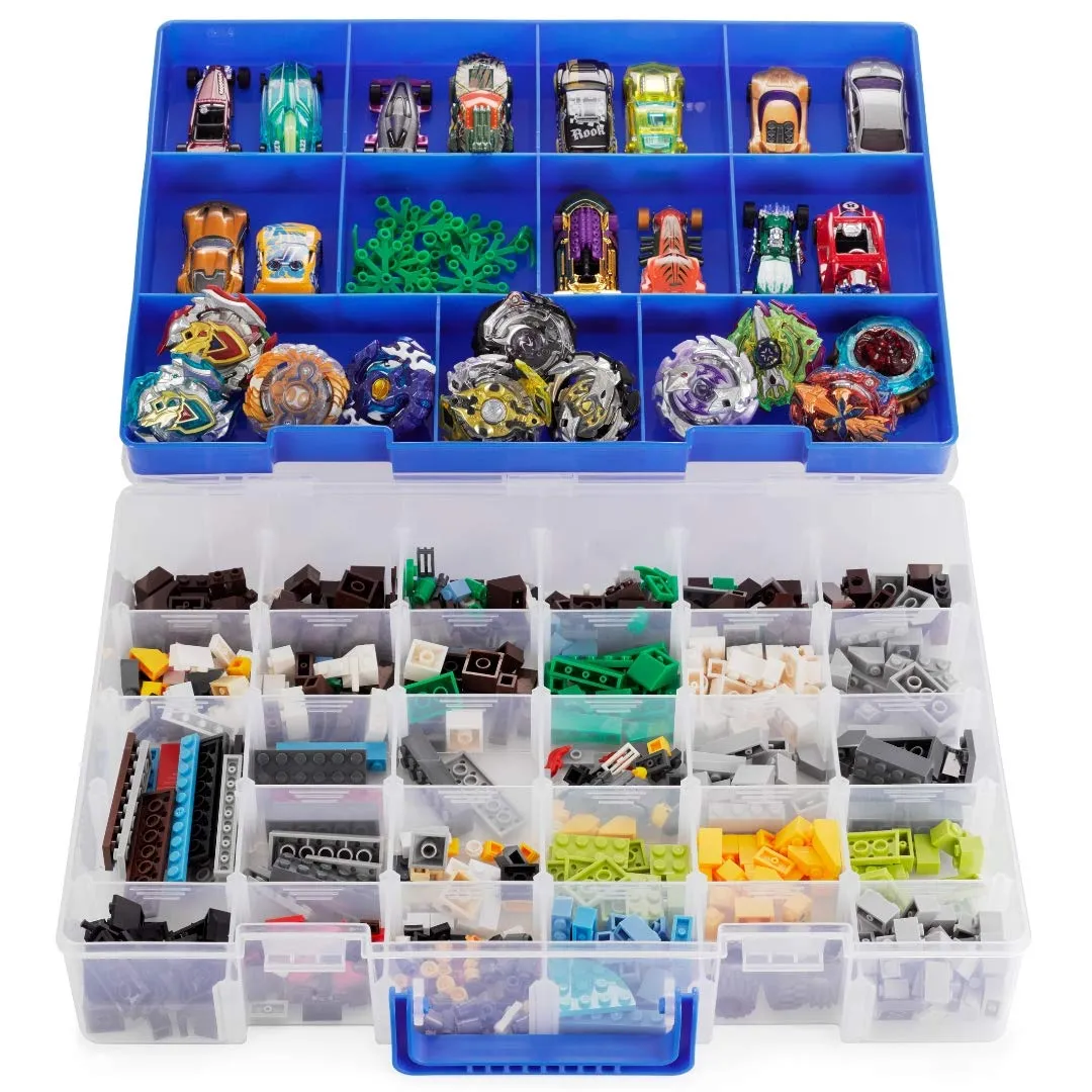 Bins & Things Toy Storage Organizer And Display Case Compatible With Beyblades, Lol