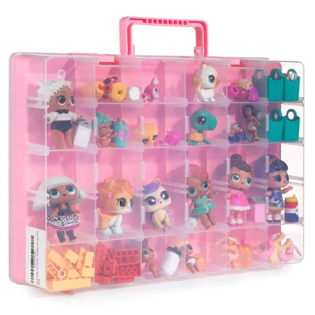 Bins & Things Toy Storage Organizer And Display Case Compatible With Beyblades, Lol