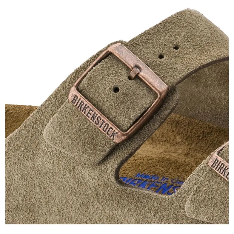 Birkenstock Women's Arizona Soft Footbed Taupe Suede