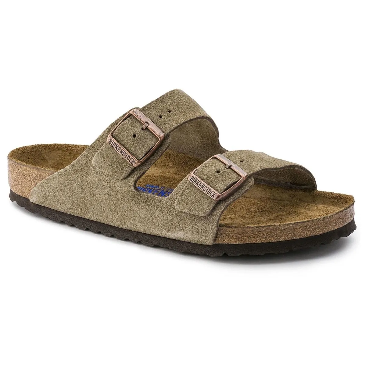 Birkenstock Women's Arizona Soft Footbed Taupe Suede