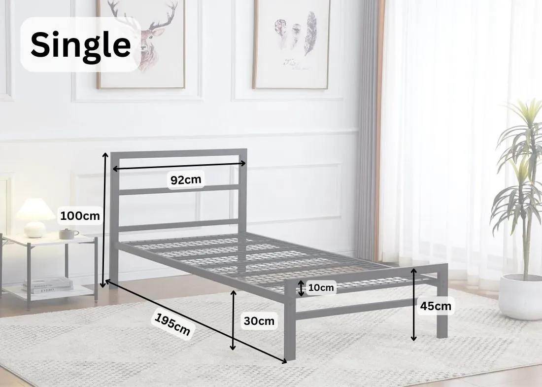 Block Bed - Mesh Base & Mattress Bundle