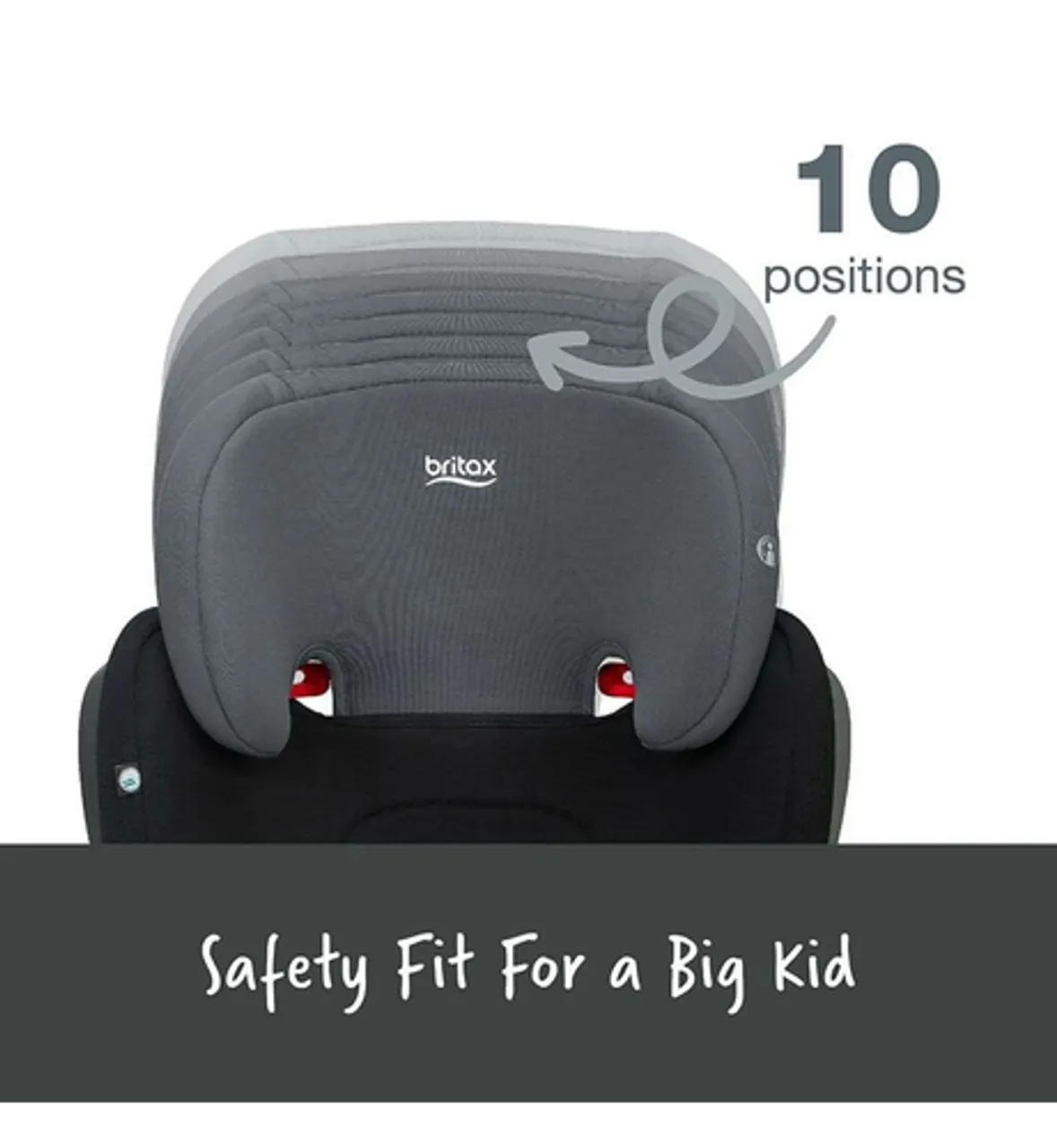 Britax HighPoint 2-Stage Booster Seat SafeWash - Black Ombre