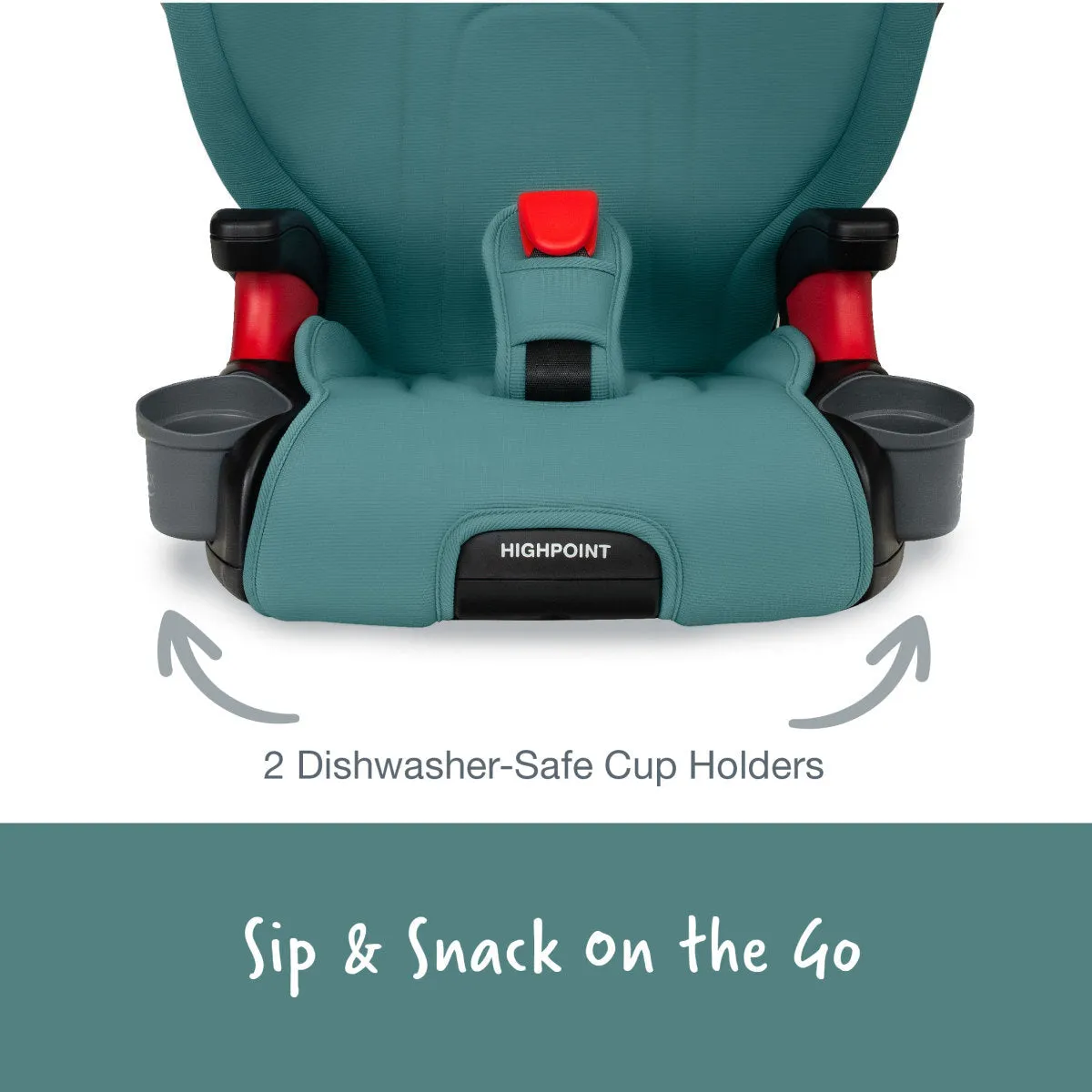 Britax Highpoint Backless Belt-Positioning Booster Seat with Safewash