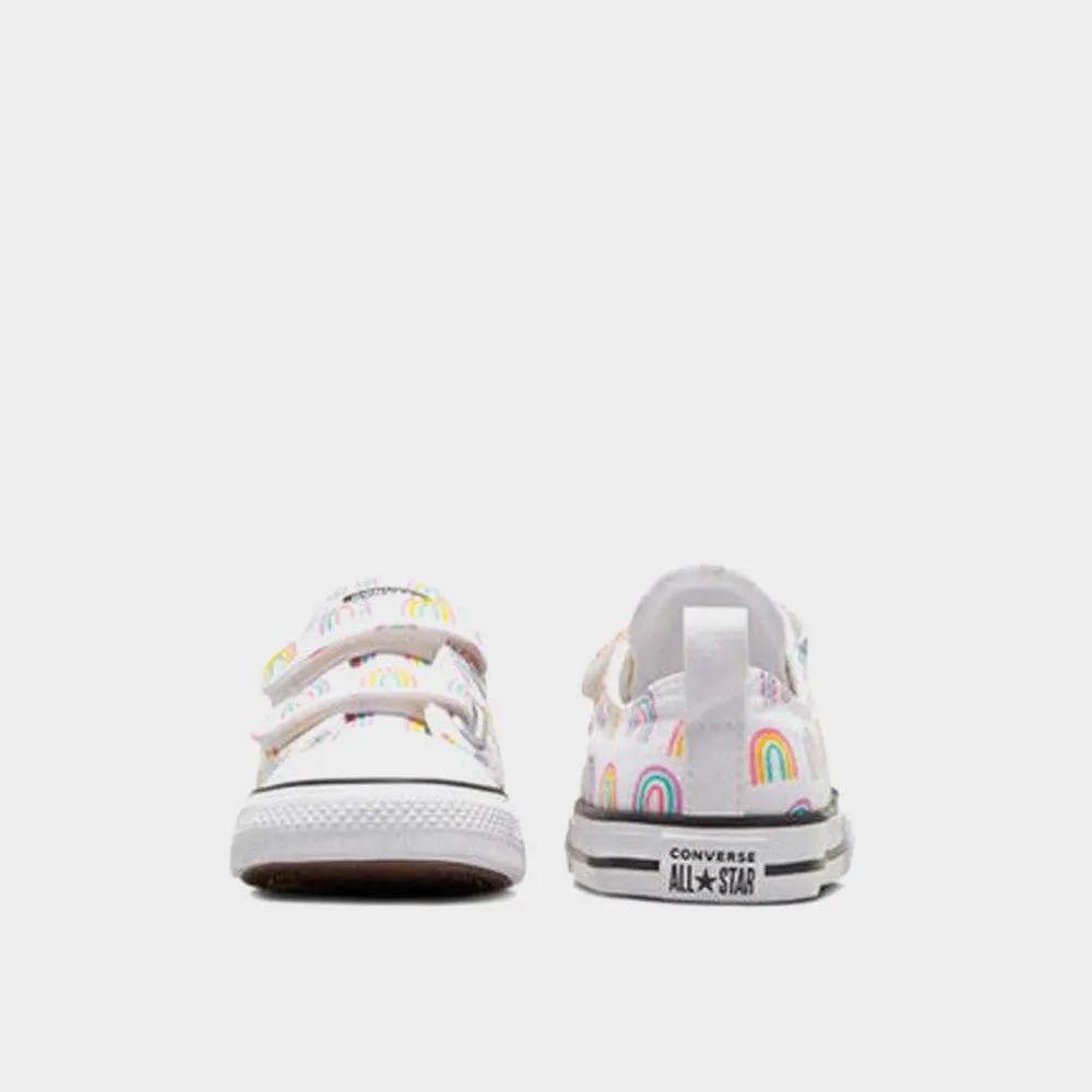 Converse Infants Chuck Taylor All Star EasY-On Rainbows Sneakers White/Multi _ 181051 _ White