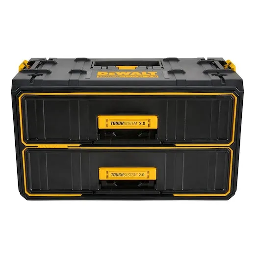 DeWALT DWST08320 TOUGHSYSTEM 2.0 Two Drawer Unit w/ Auto Connect Side Latches