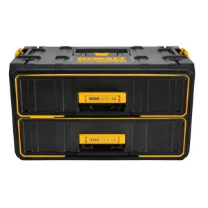 DeWALT DWST08320 TOUGHSYSTEM 2.0 Two Drawer Unit w/ Auto Connect Side Latches