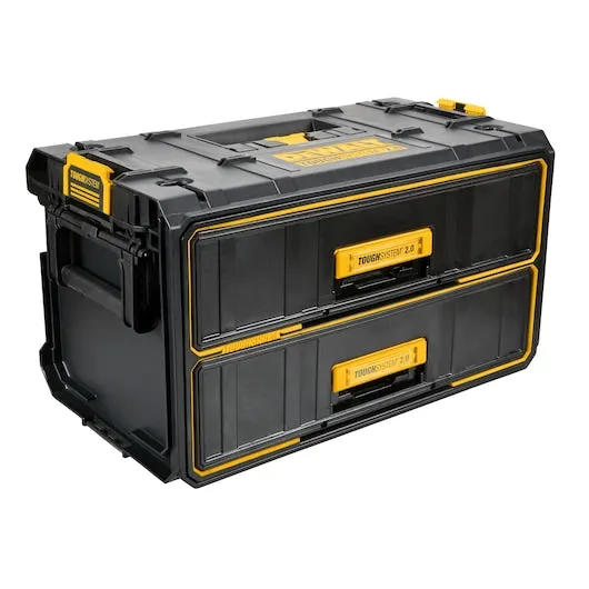 DeWALT DWST08320 TOUGHSYSTEM 2.0 Two Drawer Unit w/ Auto Connect Side Latches