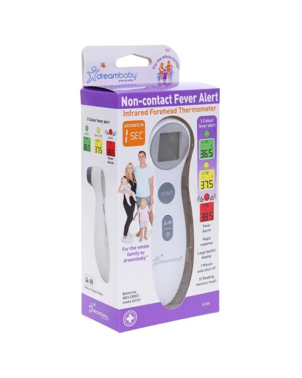 Dreambaby Non-Contact Fever Alert Infrared Forehead Thermometer