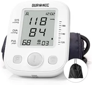 Duronic Blood Pressure Monitor BPM200 CE Approved and Medically Certified Automatic Upper Arm Monitor 2 user 99 Record Memory for Accurate Home use