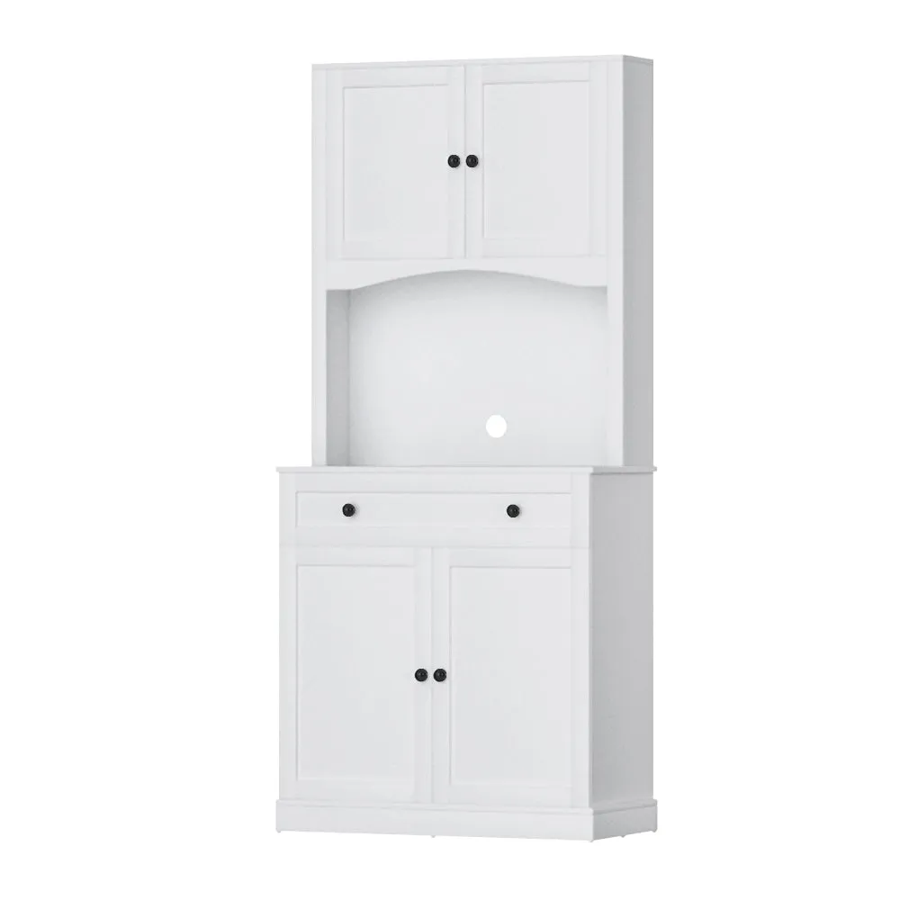 Elegant White Buffet Sideboard Cabinet with Shelves - Artiss