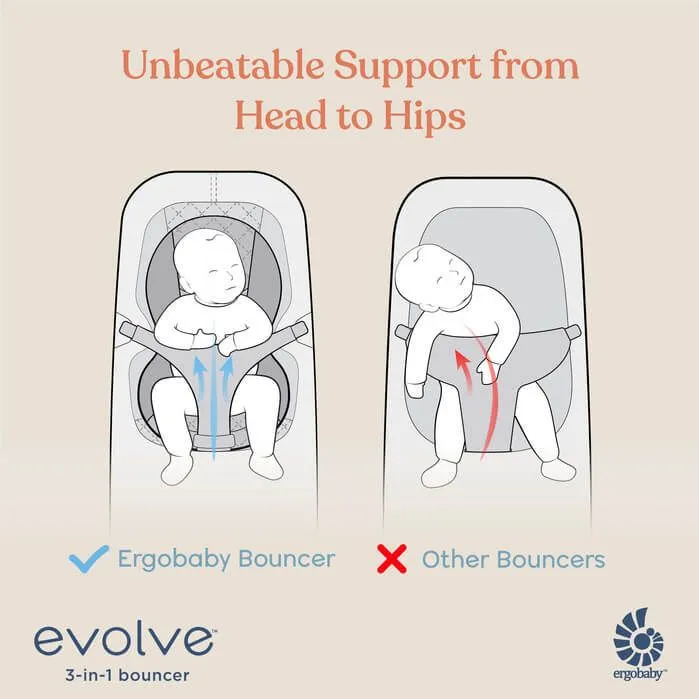 Ergobaby Evolve Bouncer - Cream