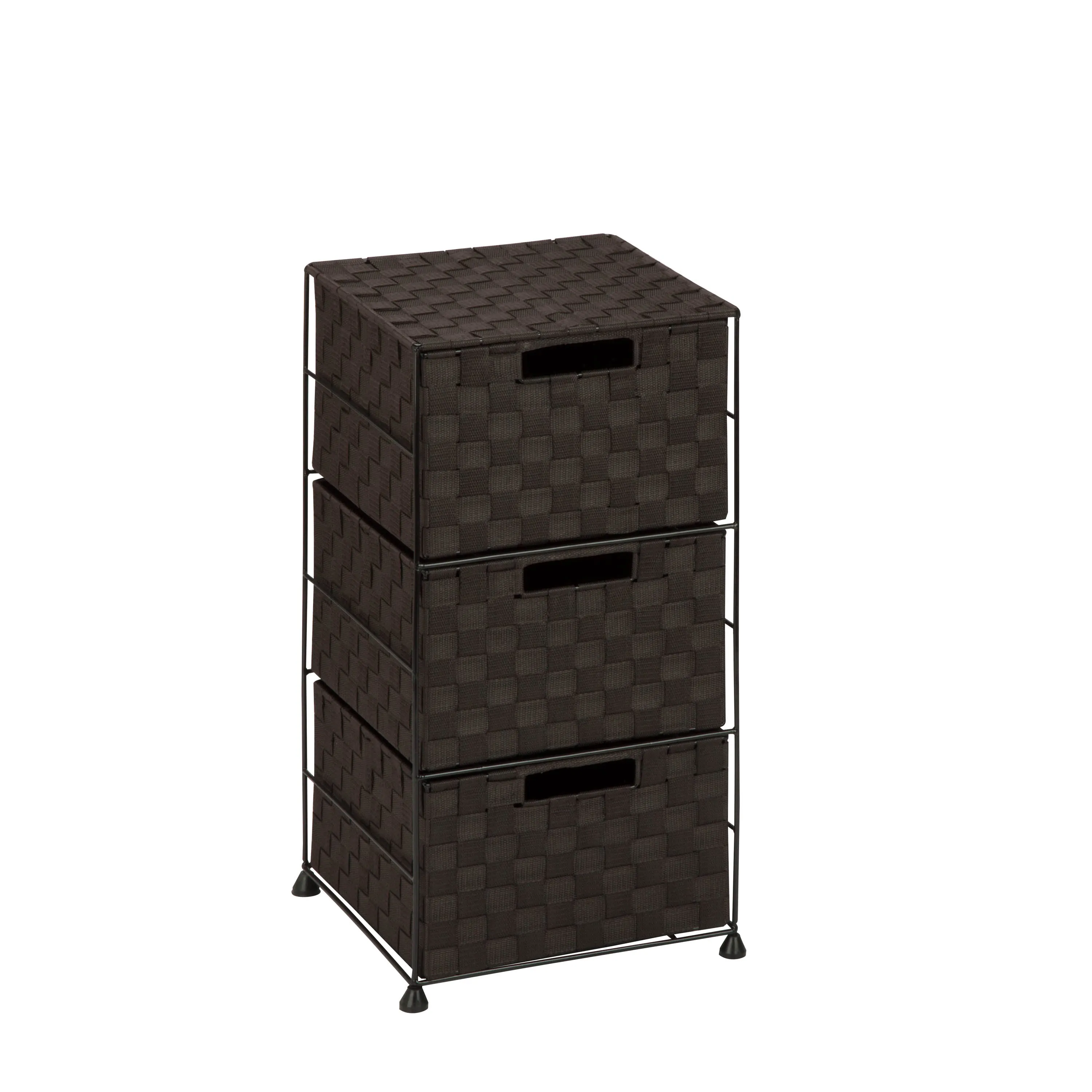 Espresso Narrow 3-Drawer Storage Chest