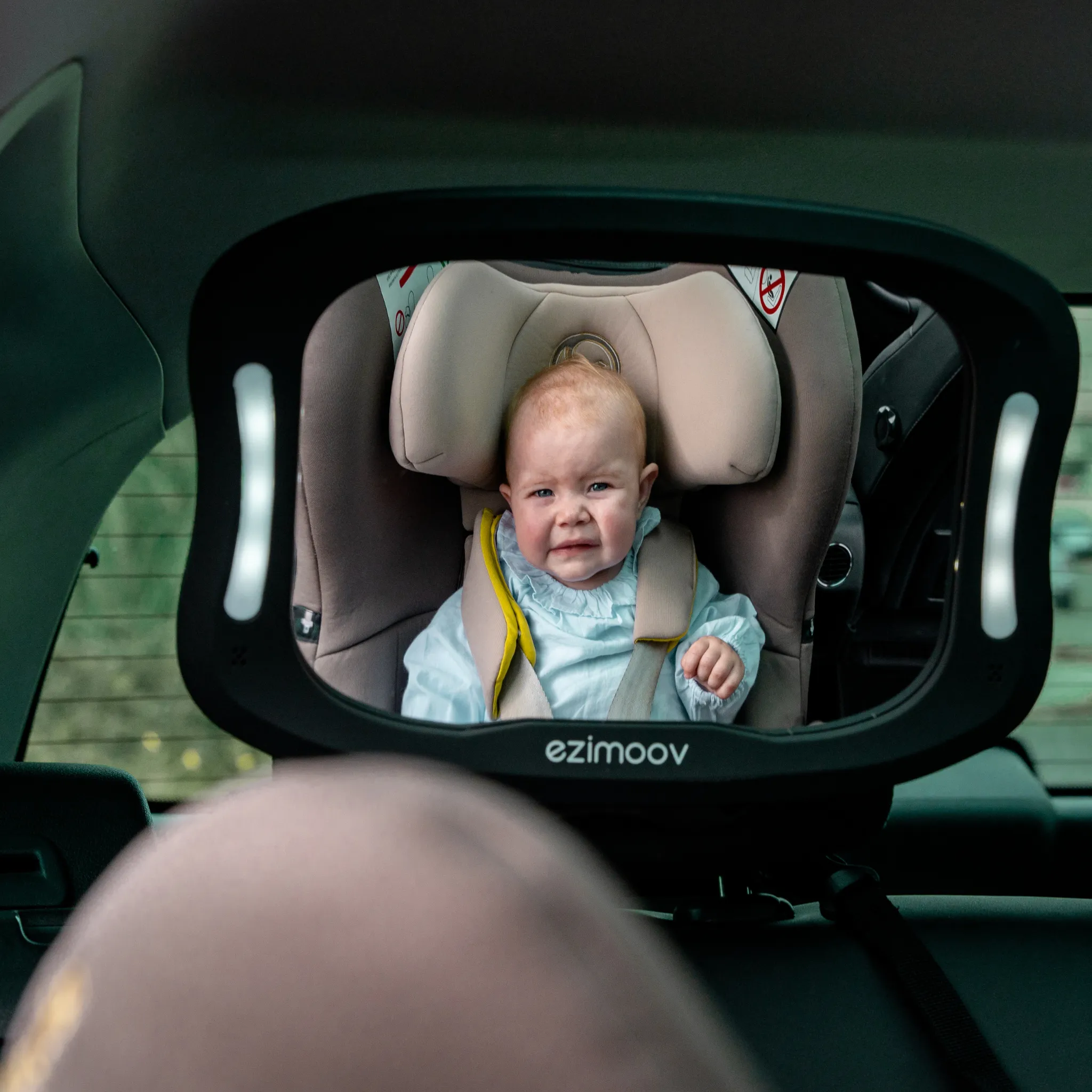 Ezimoov | Baby Car Mirror with LED Light