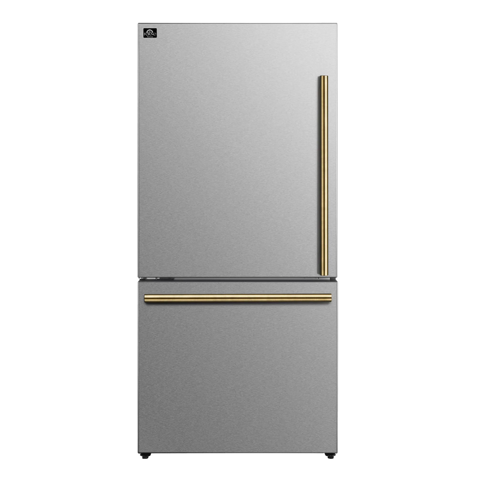 Forno Milano Espresso 31" Stainless 17.2 Cu.Ft W/ Ice Maker Bottom Freezer Refrigerator FFFFD1786-31S