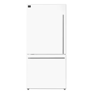 Forno Milano Espresso 31" White 17.2 Cu.Ft W/ Ice Maker Bottom Freezer Refrigerator FFFFD1786-31WHT