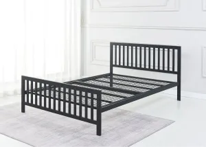 Holkham Bed with Mattress Bundle - Black