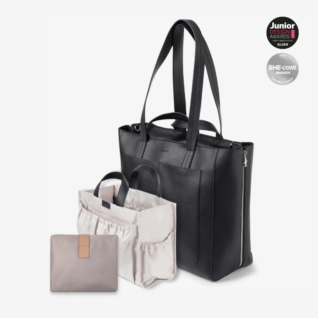 Ida Tote   Baby Kit (Vegan) Black