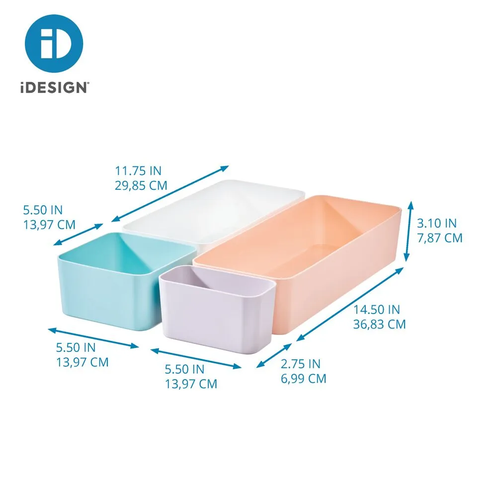 iDesign Drawer Organizers - Set of 4