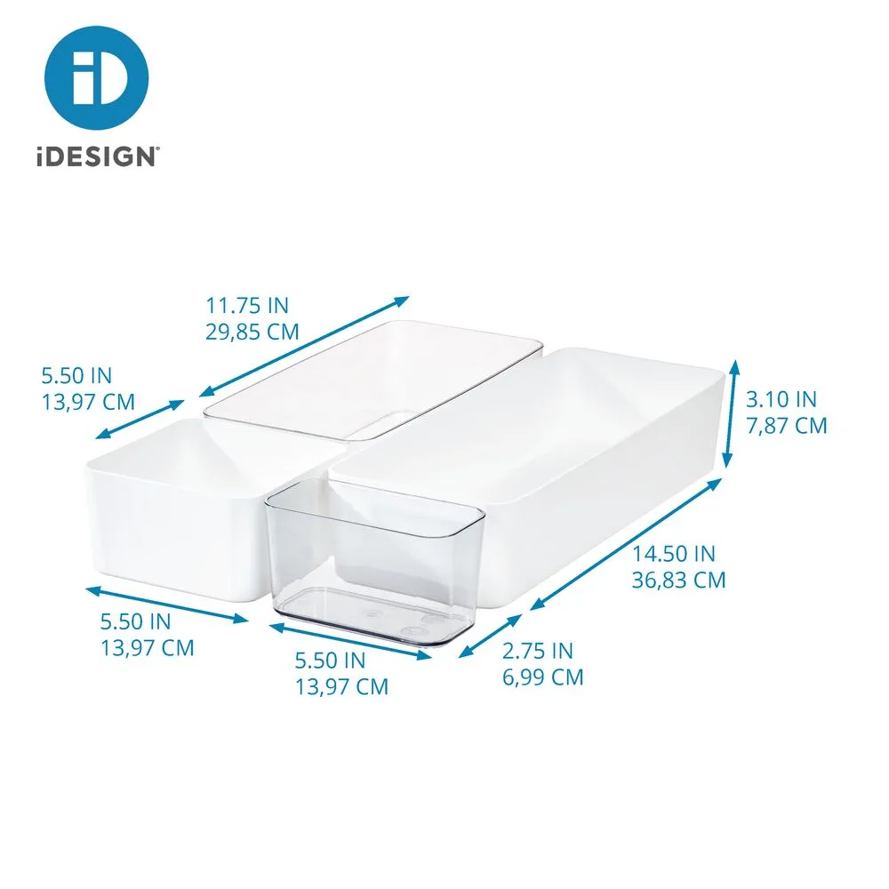 iDesign Drawer Organizers - Set of 4