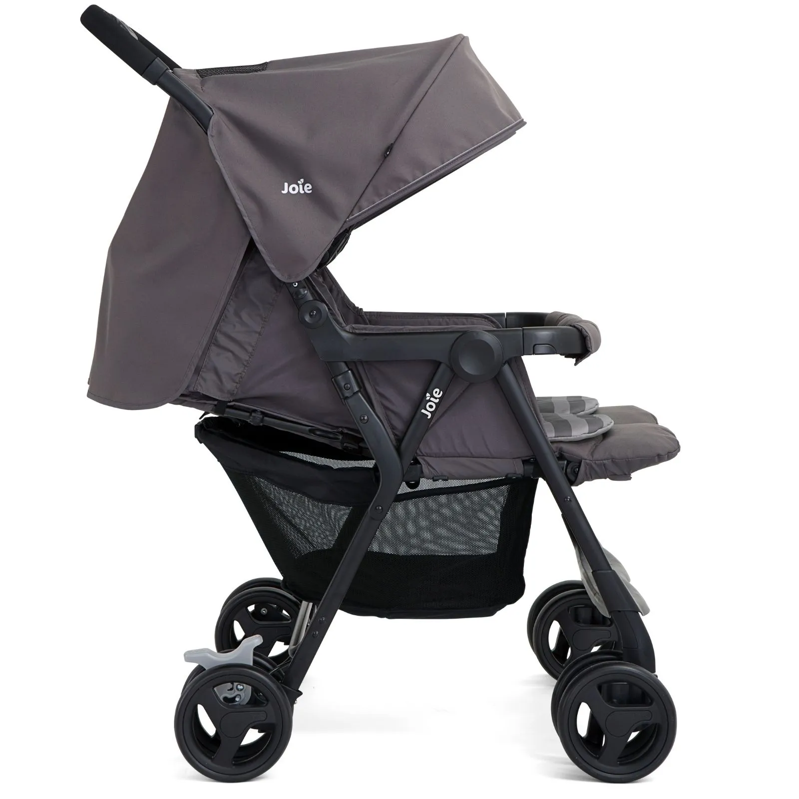 Joie Aire Twin Double Stroller Dark Pewter