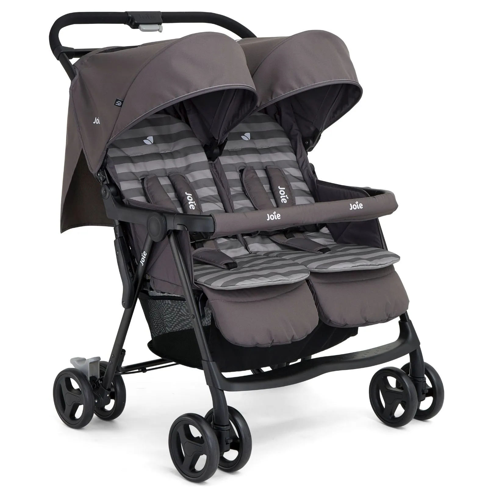 Joie Aire Twin Double Stroller Dark Pewter