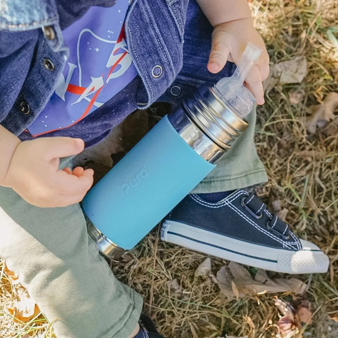 Kiki® 9oz Insulated Straw Bottle - Aqua