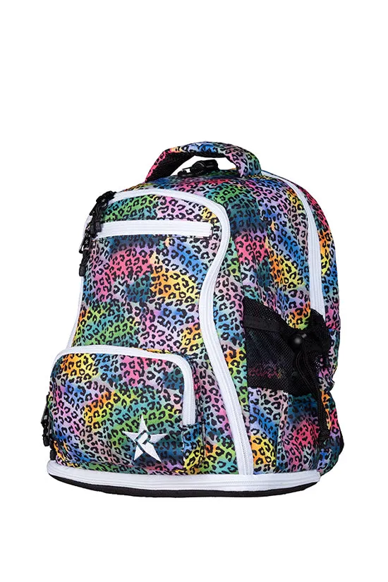 Limited Edition Rainbow Jungle Baby Dream Bag with White Zipper