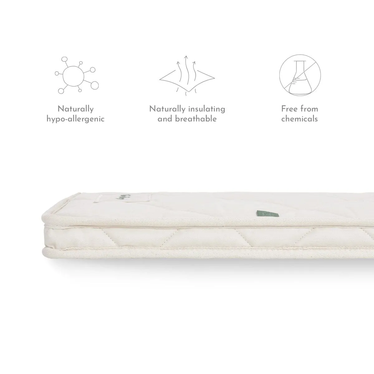 Little Green Sheep Natural Crib Mattress to fit Lua M&P Crib