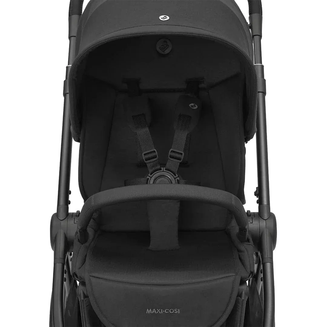 Maxi Cosi Oxford 9 Pieces Complete Travel System - Twillic Black