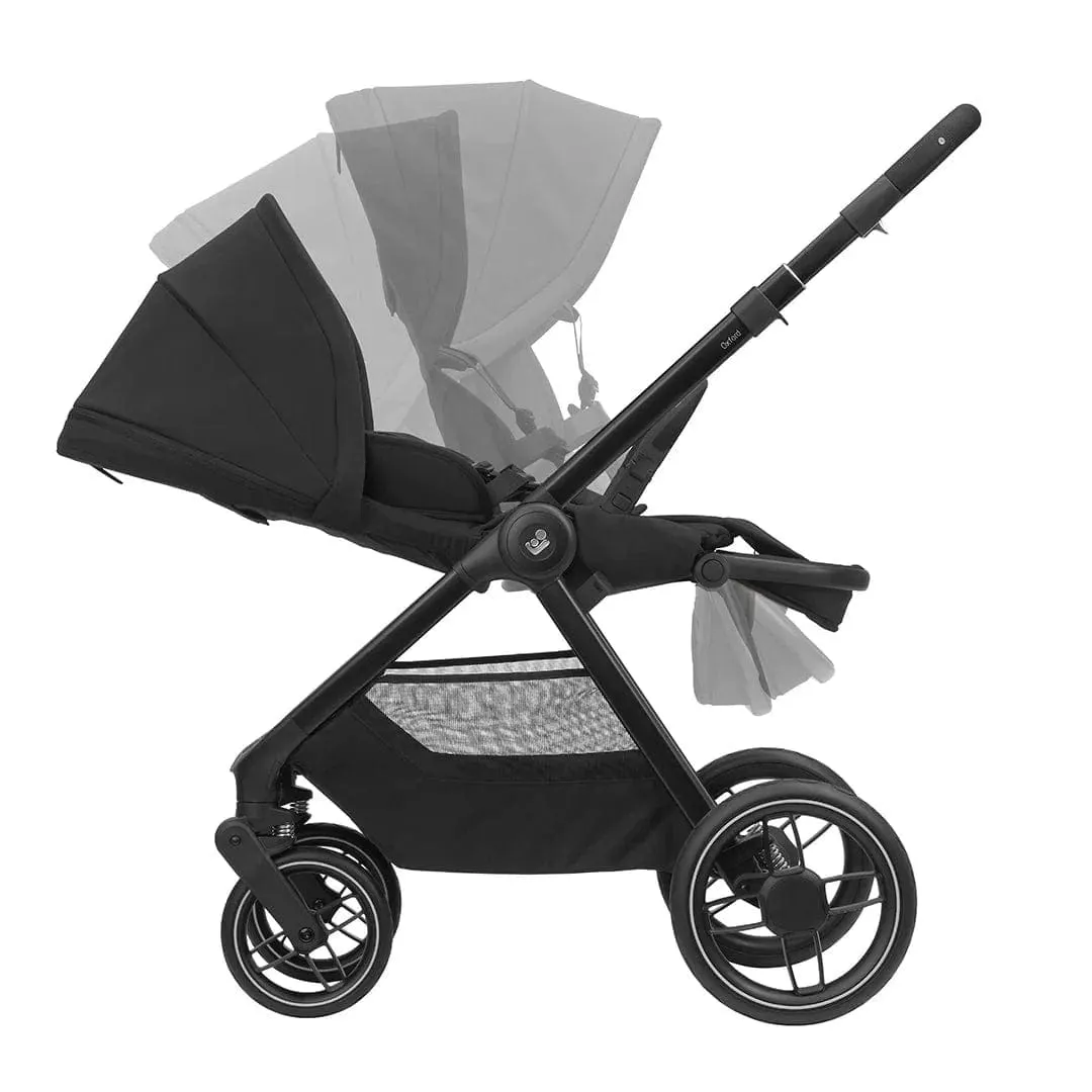 Maxi Cosi Oxford 9 Pieces Complete Travel System - Twillic Black