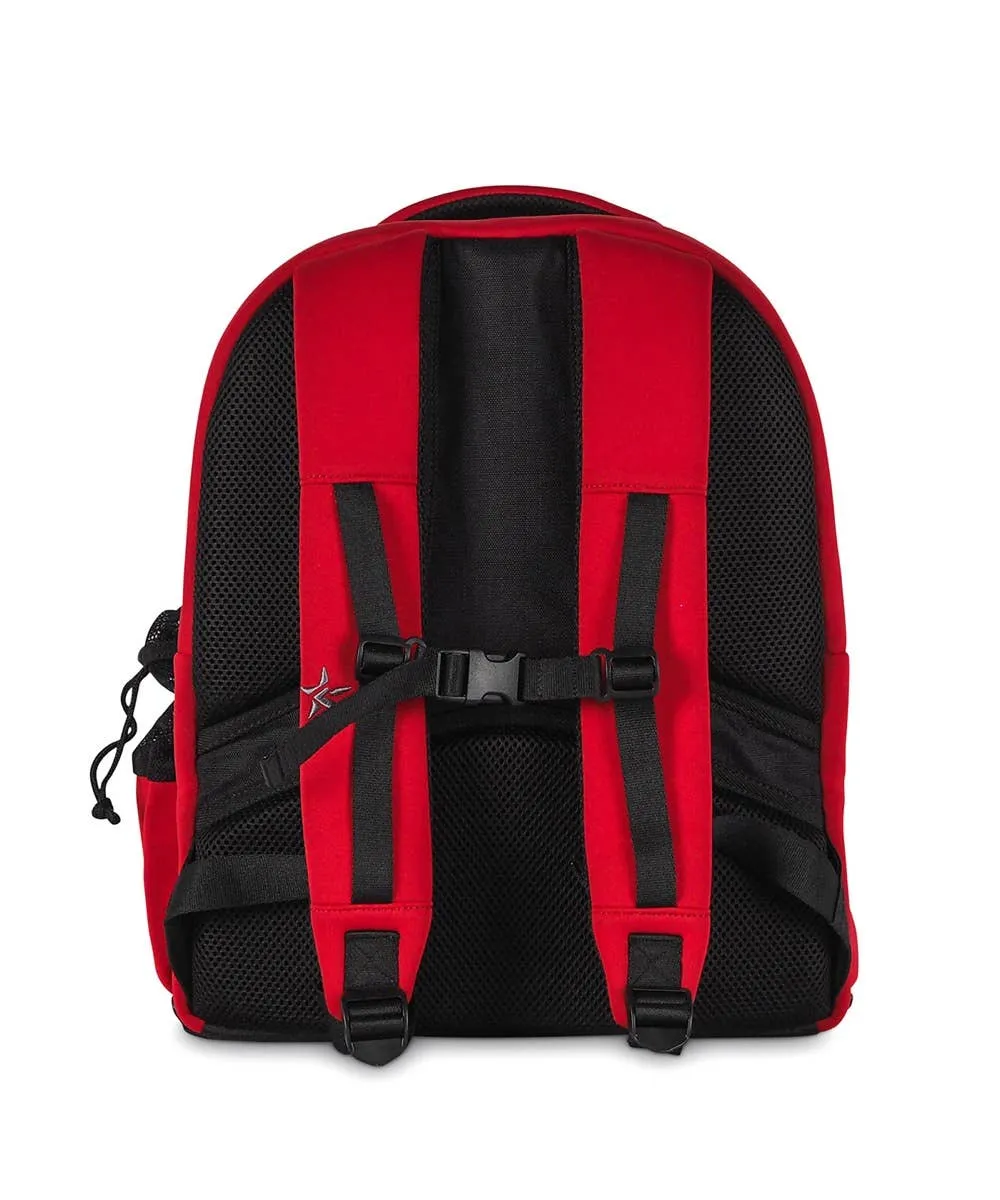 Neoprene in Red Rebel Dream Bag with Black Zipper