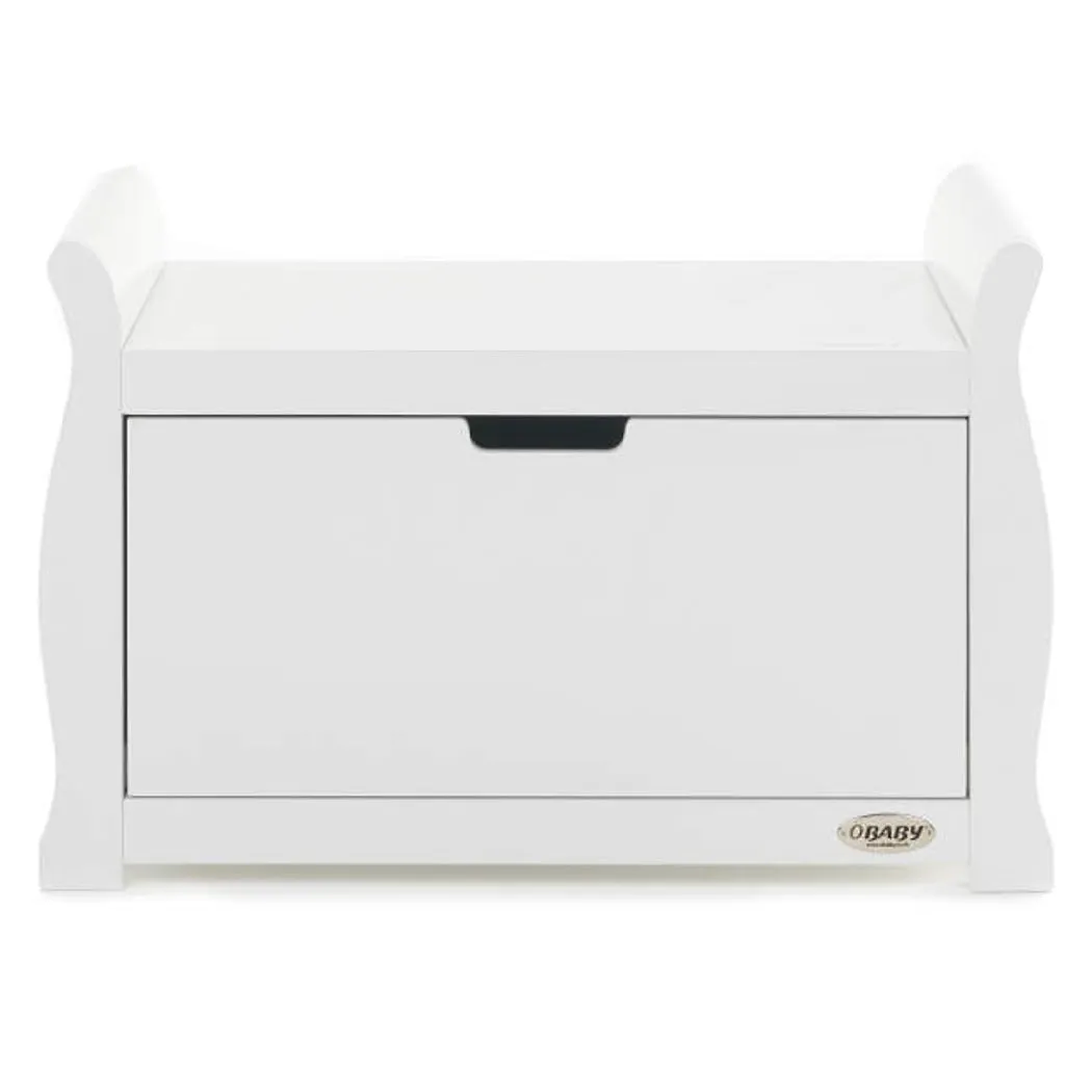 Obaby Stamford Sleigh Toy Box (White)