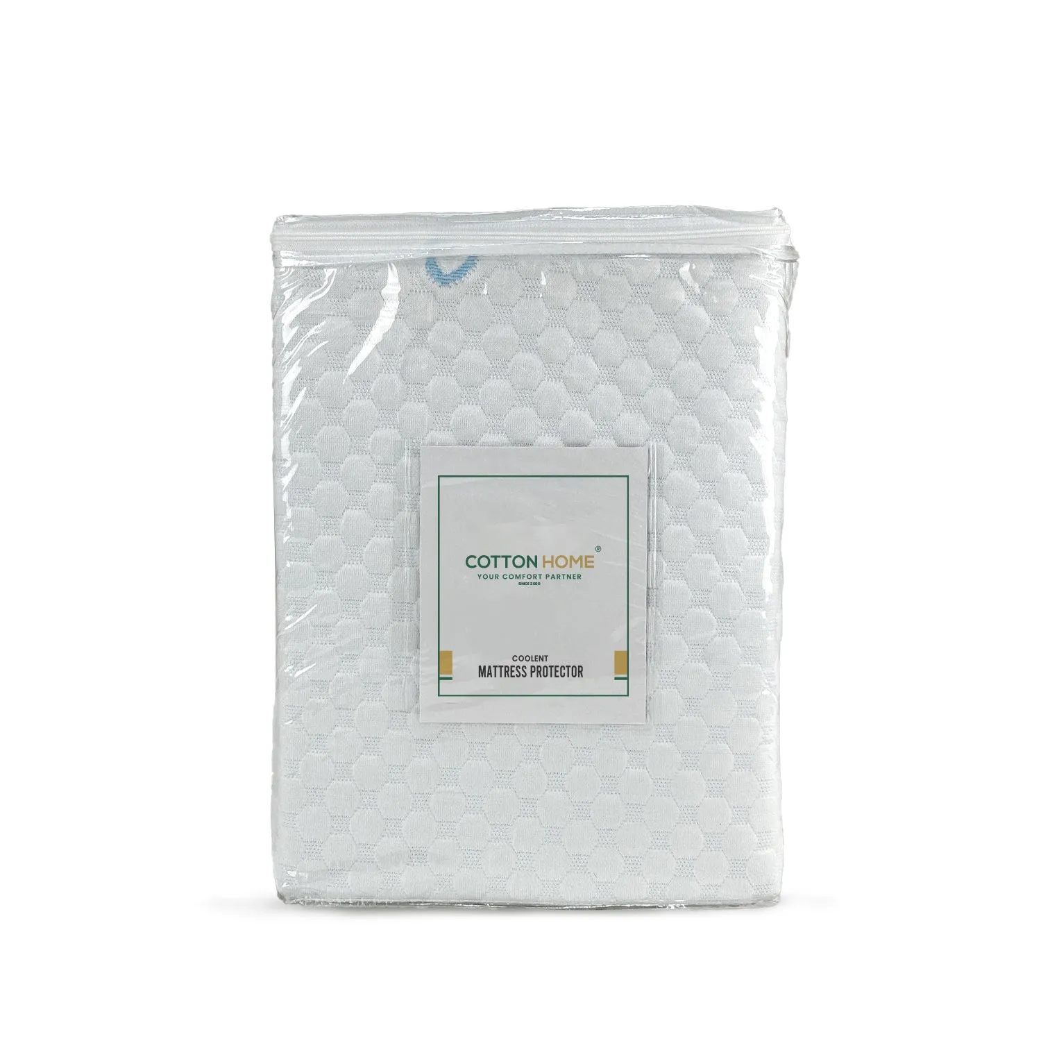 Premium Coolent Mattress Protector 100x200 35CM | Breathable & Waterproof by Cotton Home