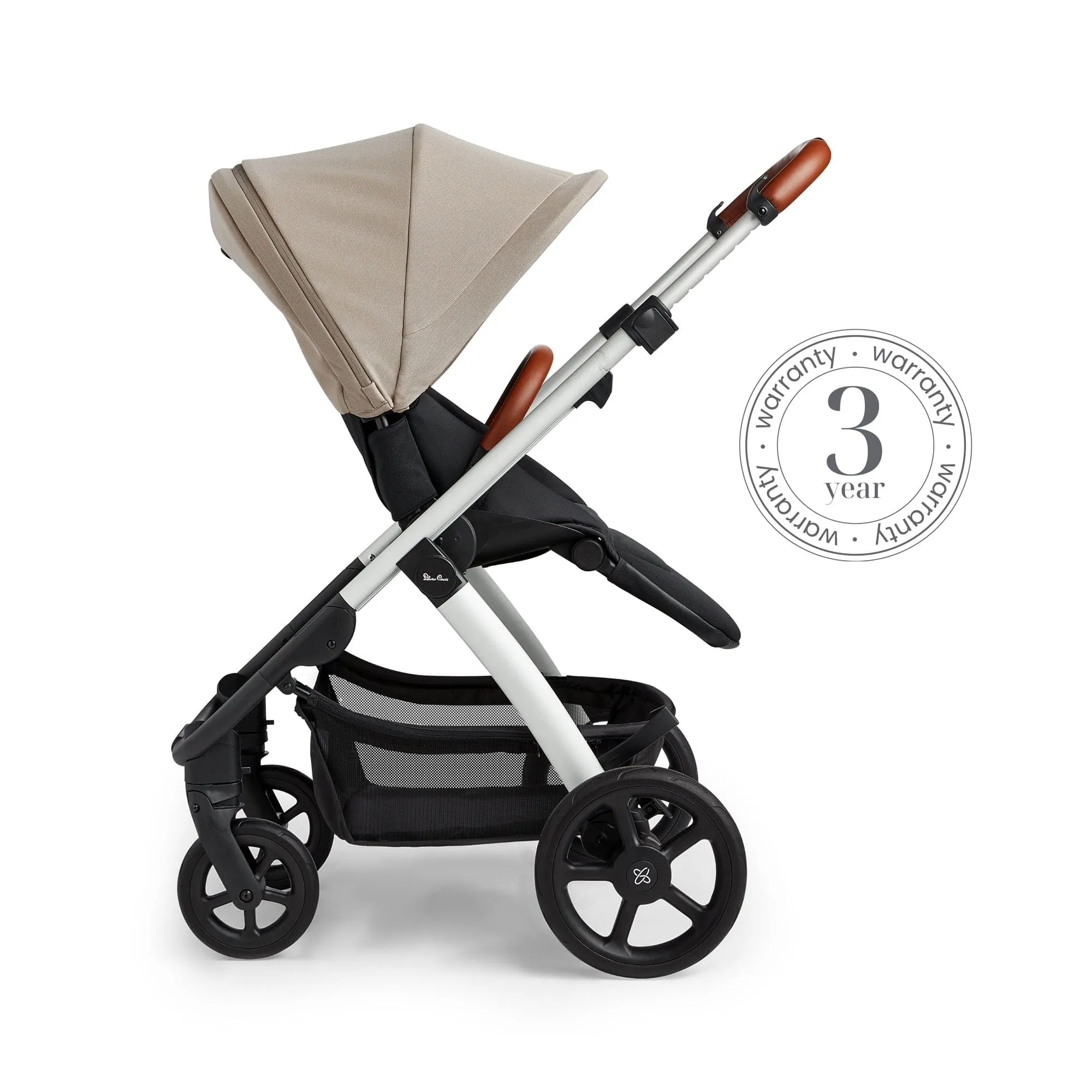 Silver Cross Tide Pram - Stone