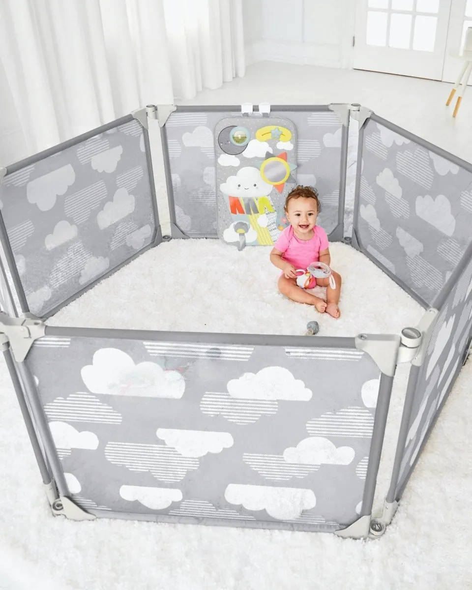 Skip Hop Playview Expandable Play Gates- Grey