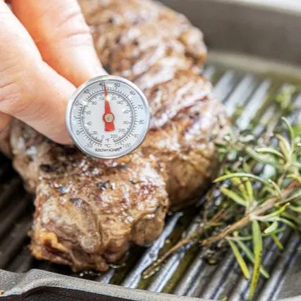 Stainless Steel Easy Read Meat Thermometer