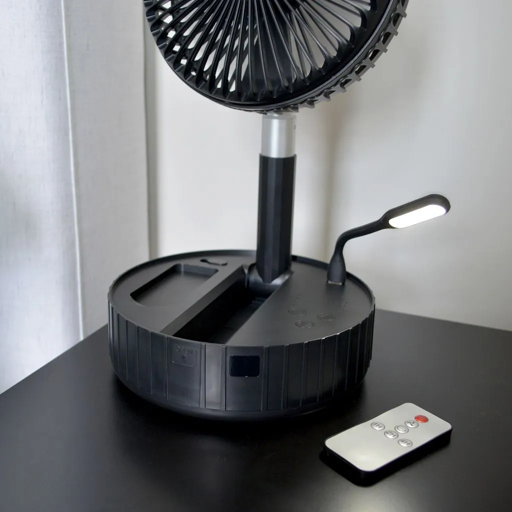 Telescoping Rechargeable Fan & Emergency Power Bank