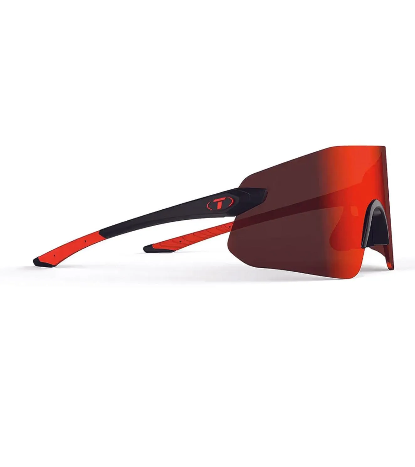 Tifosi Vogel Sl Sport Sunglasses - Black Smoke Red