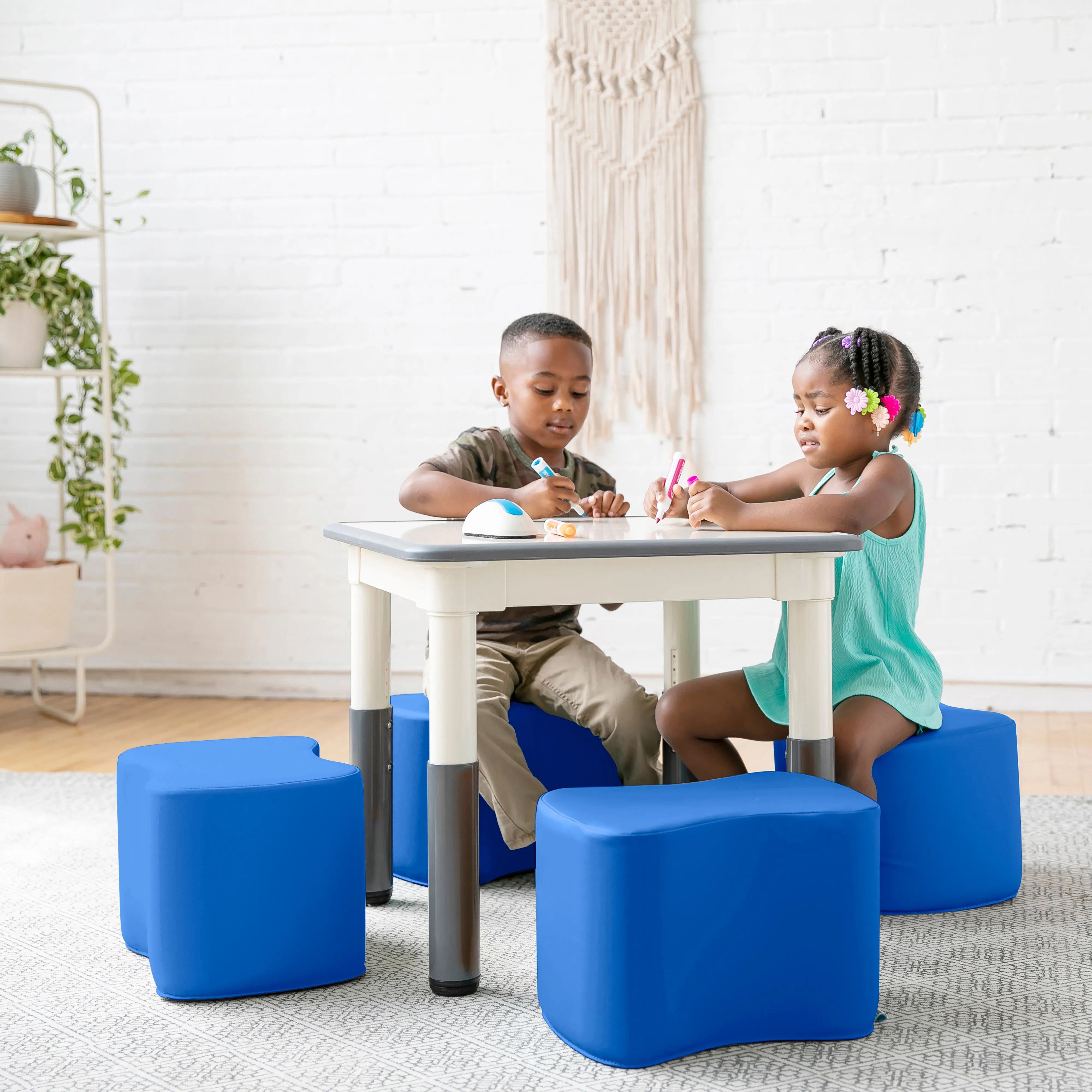 Toddler Modular Stool Set, Flexible Seating, 2-Pack